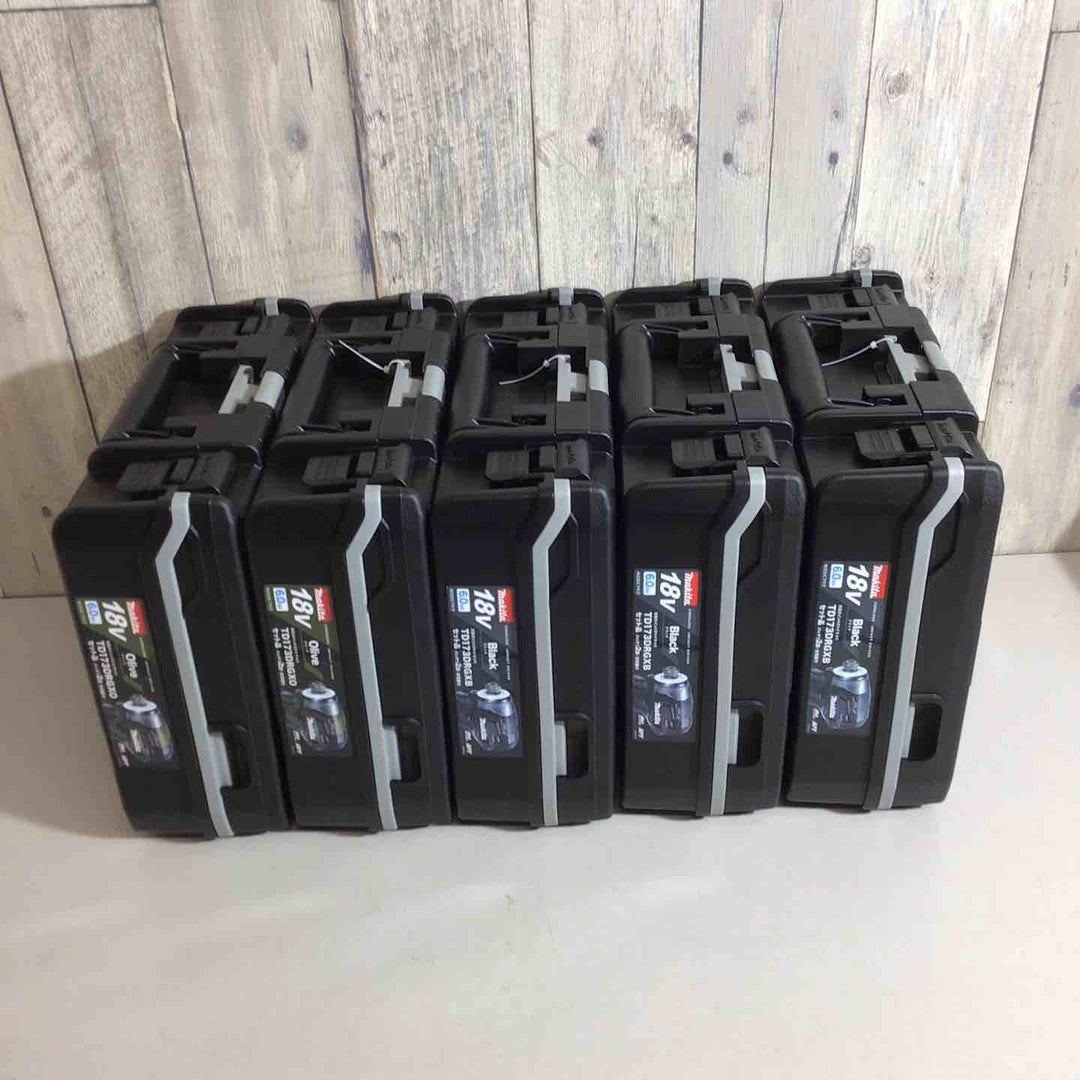 【未使用品】マキタ(makita) コードレスインパクトドライバー TD173DRGXB TD173DRGXB ブラック 黒  オリーブ 5台セット【戸田店】