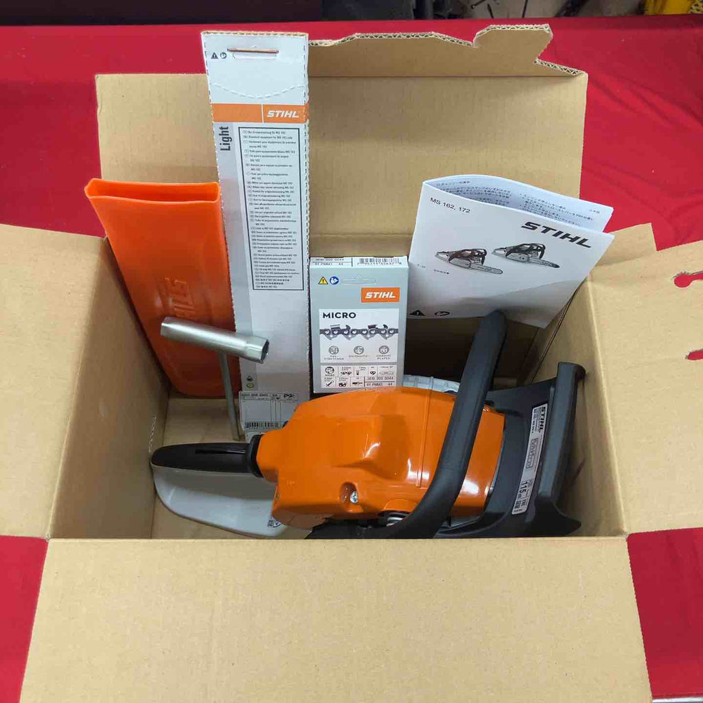 未使用(店頭展示品)】STIHL エンジンチェンソー MS162C-BE 30cm PMM3