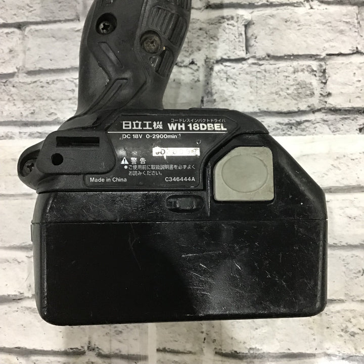★ハイコーキ(HIKOKI ※旧:日立工機) コードレスインパクトドライバー WH18DBEL(NN)(B)【川口店】