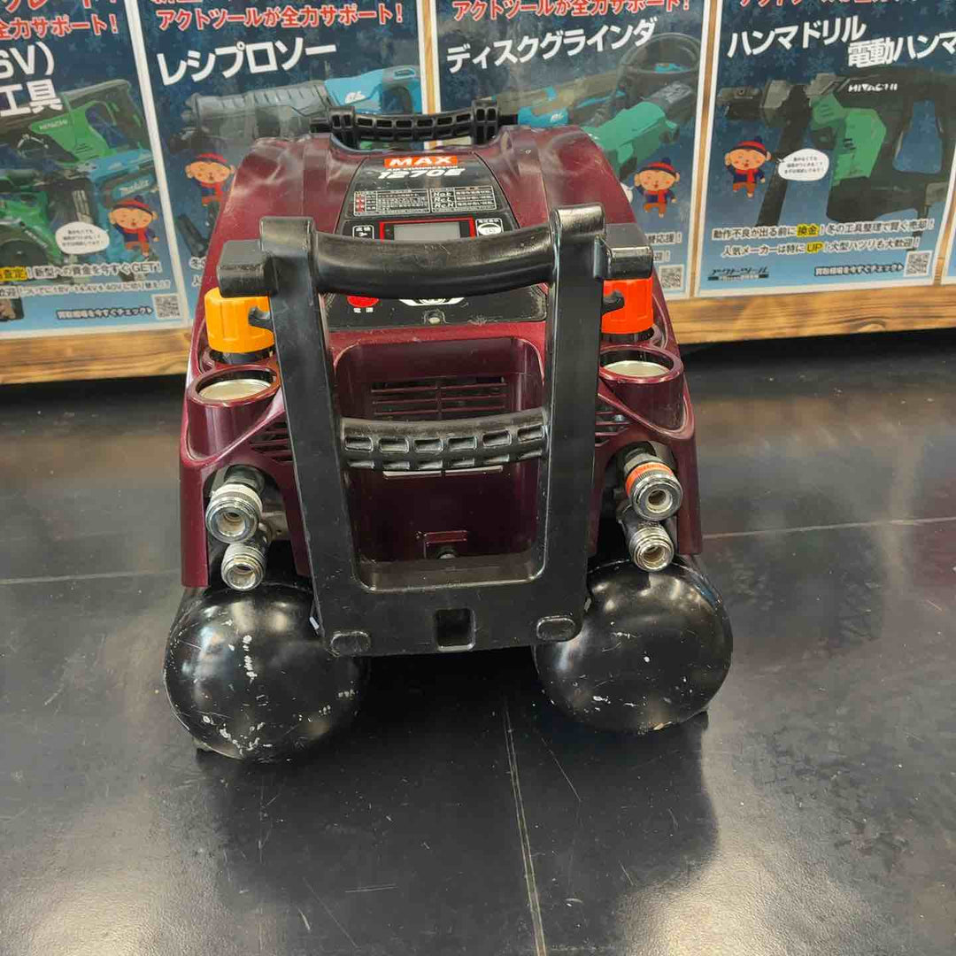 【中古品】 マックス(MAX) 高圧エアコンプレッサー AK-HL1270E ガーネットレッド 【藤沢店】