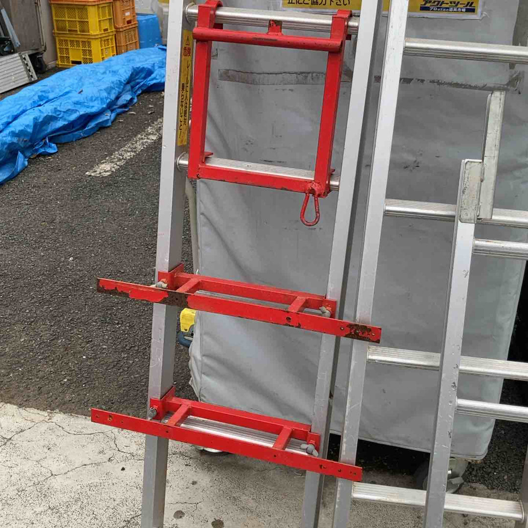 【現状品/ 店頭受取り限定】ユニパー 室内ボード揚げ機  RYOBIウィンチWI-62付き はしごなど付属品完備【柏店】