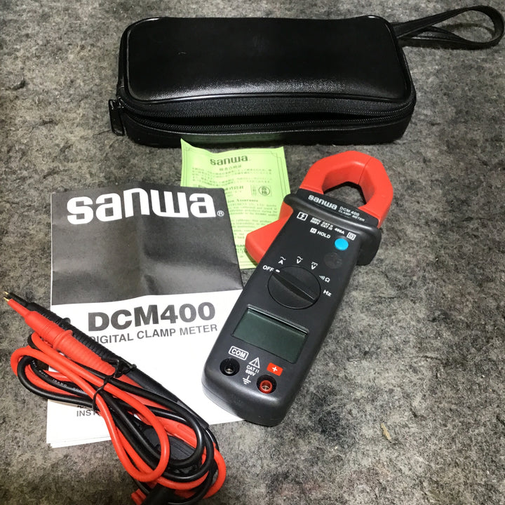 【美品】三和電気計器(サンワ/sannwa) デジタルクランプメータ DCM400【桶川店】