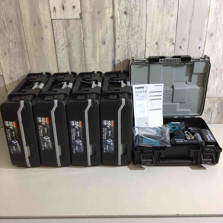 【未使用品】マキタ(makita) コードレスインパクトドライバー TD173DRGX TD173DRGXB TD173DRGXO 5台セット 青 ブルー 黒 ブラック オリーブ【戸田店】