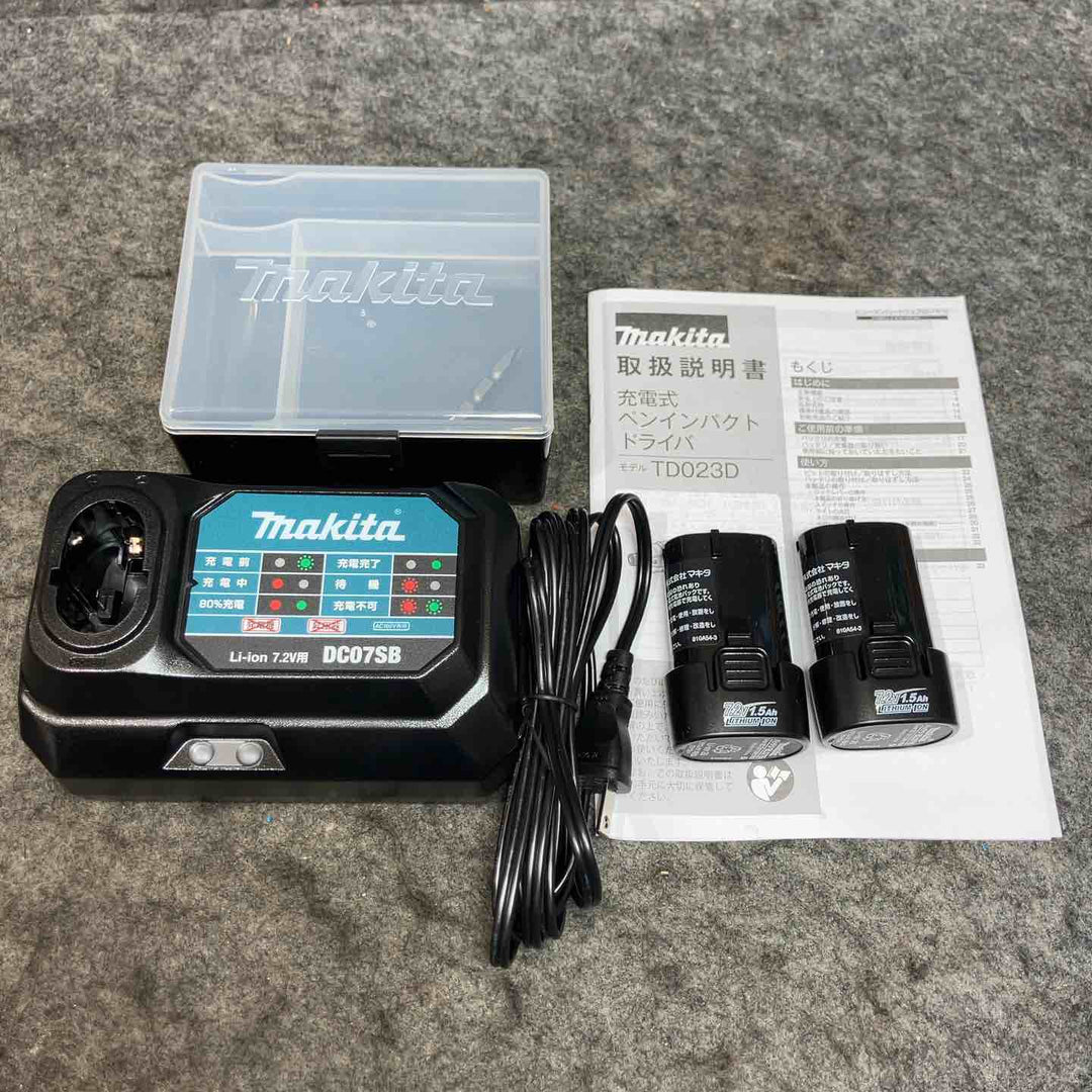マキタ/makita 7.2V 充電式ペンインパクトドライバ TD023DHXAP パープル コードレス【桶川店】