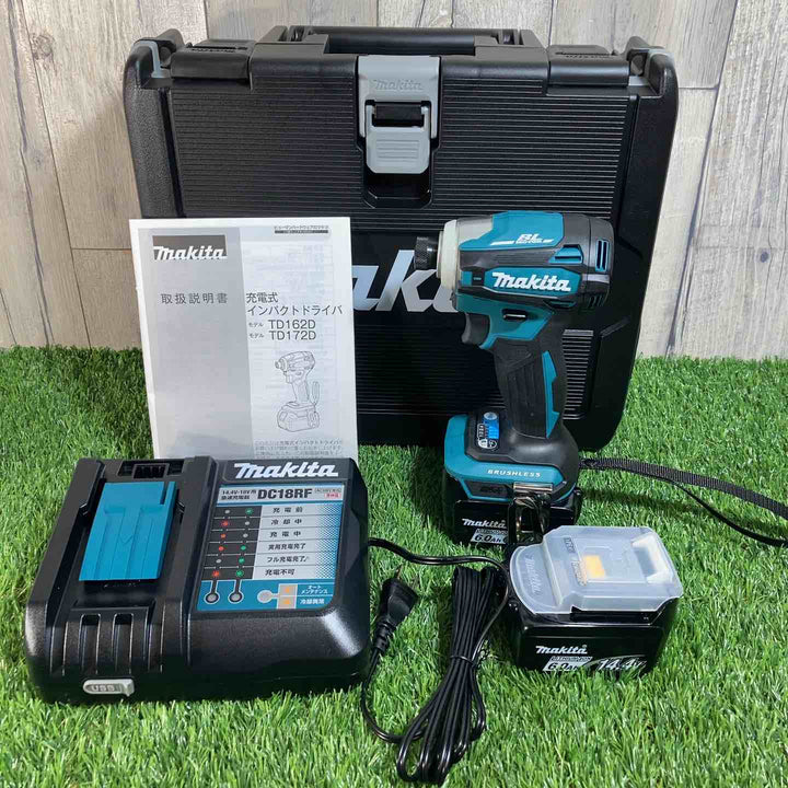 ★マキタ(makita)  14.4Vコードレスインパクトドライバー TD162DRGX純正バッテリ付【戸田店】