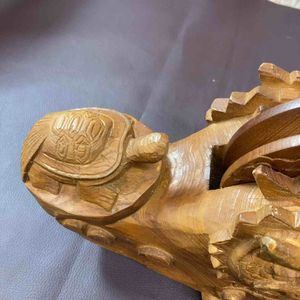 【超希少】 【中古美品】 龍亀鶴 木彫り 墨壺 すみつぼ 鉋 かんな カンナ 和工具 大工道具 鑿 のみ 鋸 のこ 【東大和店】