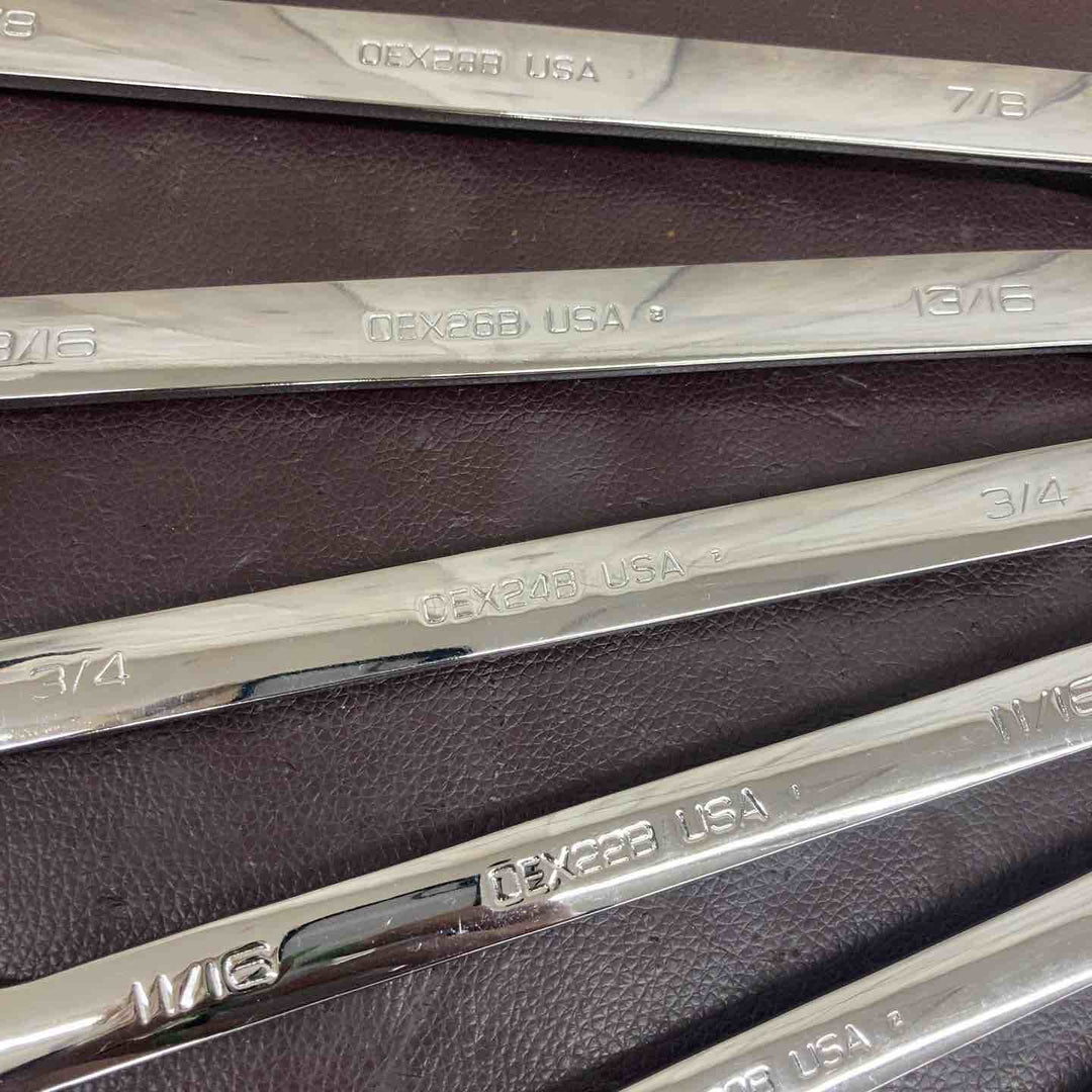 【中古品】 スナップオン(Snap-on) コンビネーションレンチ OEX28B/26B/24B/22B/20B/18B/14B 7本セット 【東大和店】
