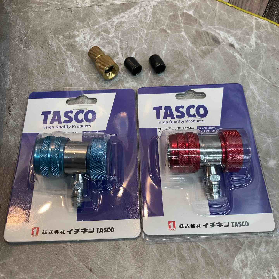 TASCO タスコ イチネン カーエアコン用 ゲージマニホールドキット TA126-2 TA141E/TA140E【八潮店】