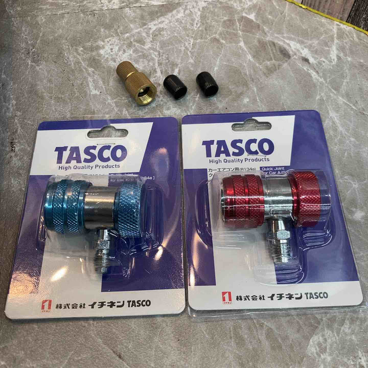 TASCO タスコ イチネン カーエアコン用 ゲージマニホールドキット TA126-2 TA141E/TA140E【八潮店】