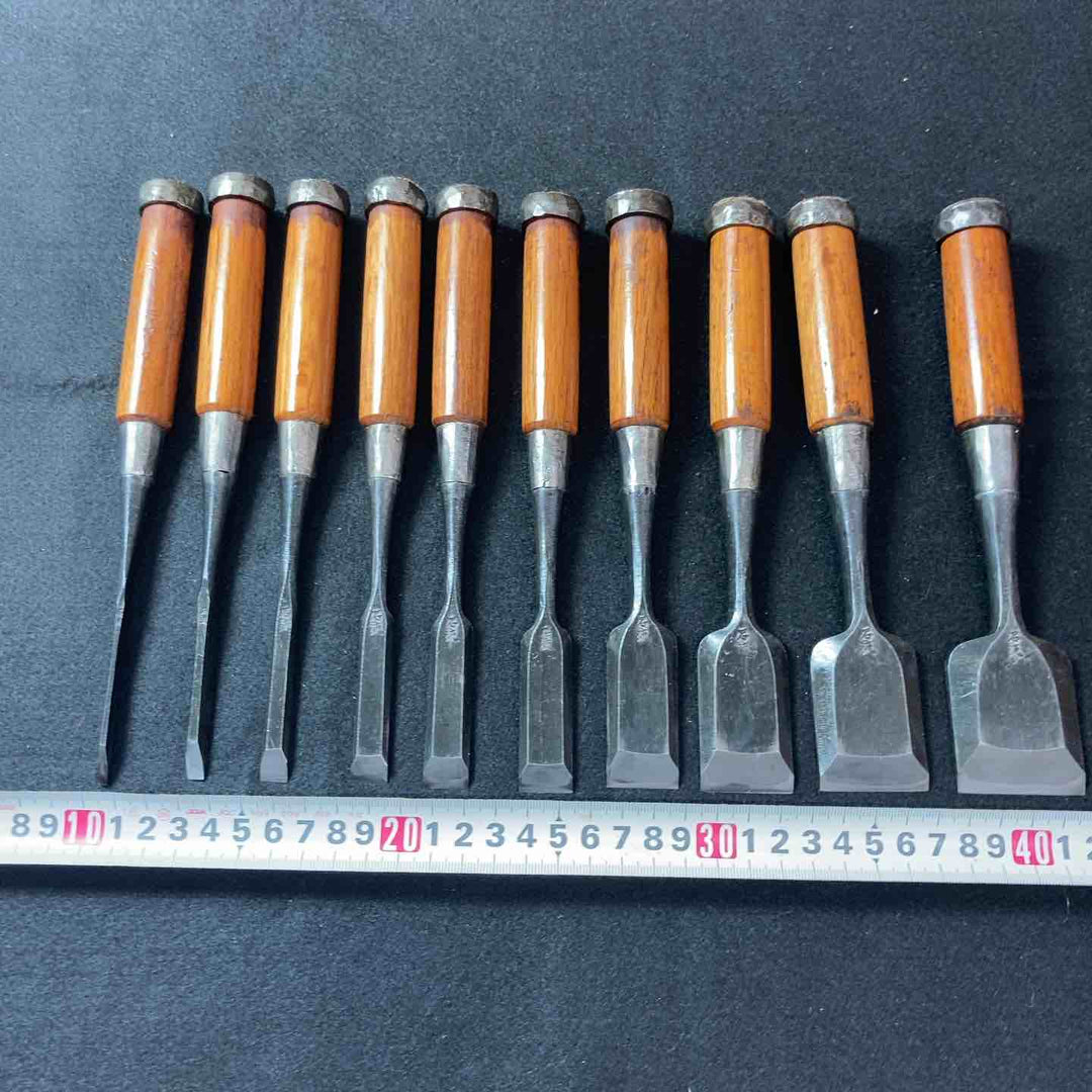 【中古品】鑿(のみ) 石流 10本組 【東大和店】