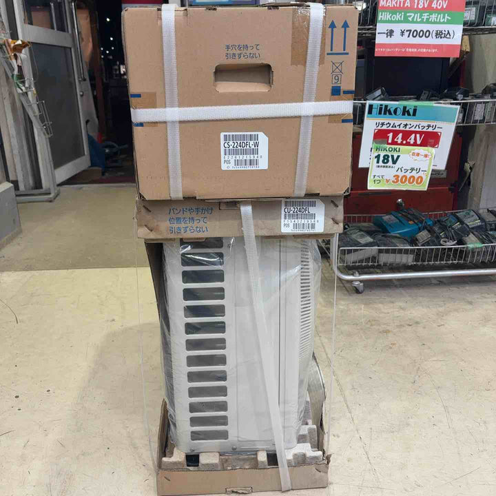 Panasonic パナソニック CU-224DFL CS-224DFL-W エオリア ルームエアコン【町田店】