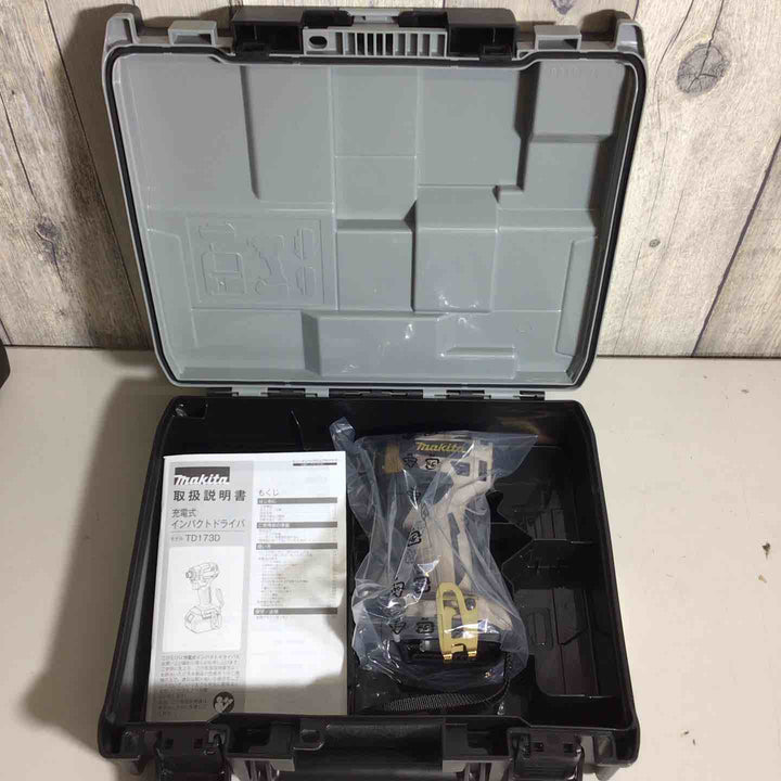 【未使用品】 マキタ makita コードレス インパクトドライバー TD173DGXPG プレミアムグレージュ 本体＋ケース インパクト 20周年 限定色 【戸田店】