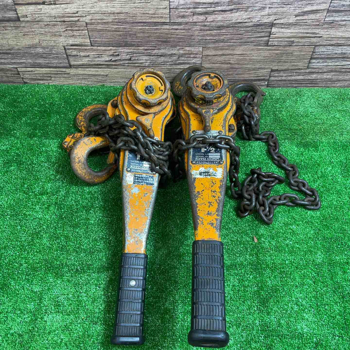 キトー(KITO) レバーブロック L4型 1-1/2TON (1.5t) 2台セット【桶川店】