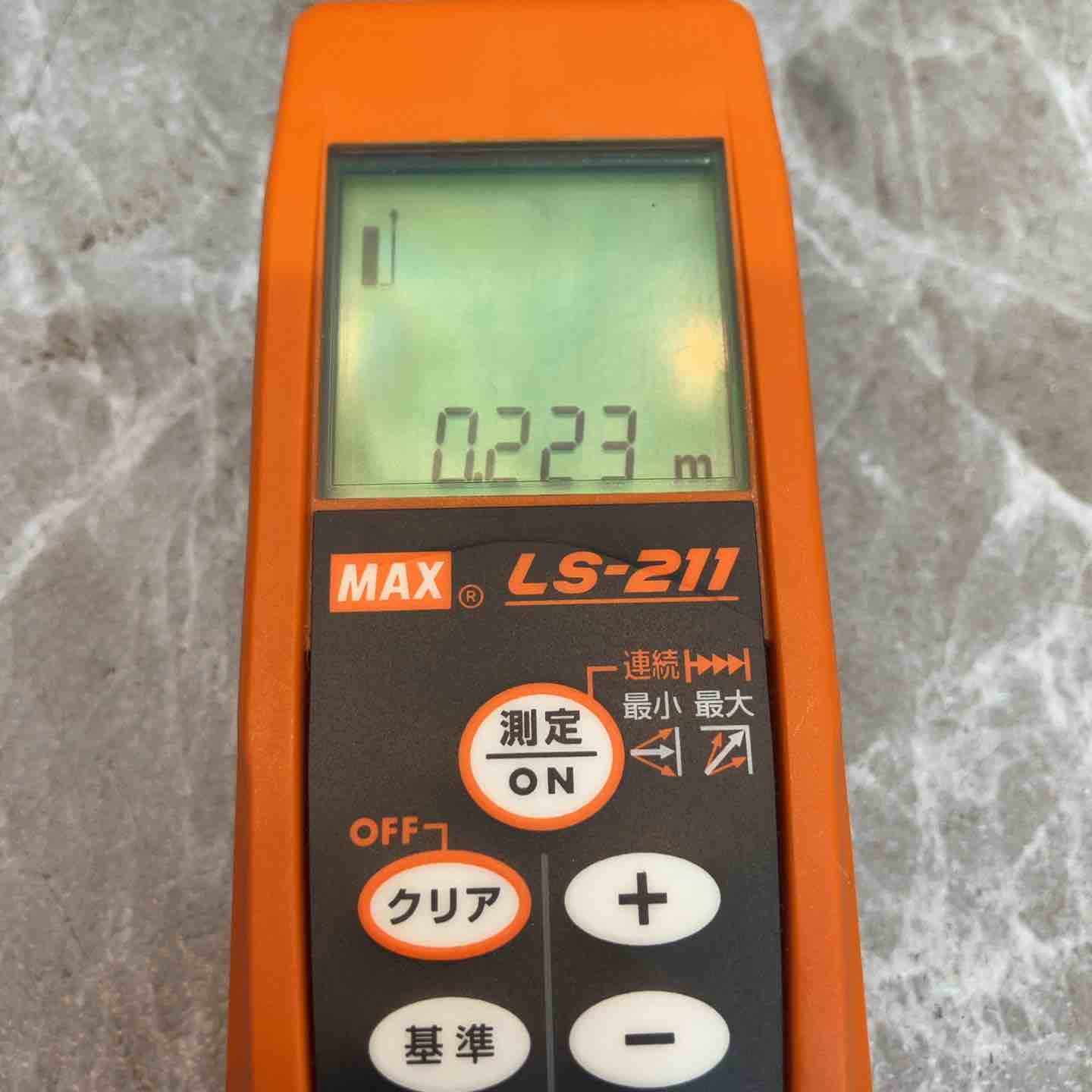 MAX LS-211 レーザー距離計 MAX レーザー距離計 LS-211【八潮店】 – アクトツールオンライン