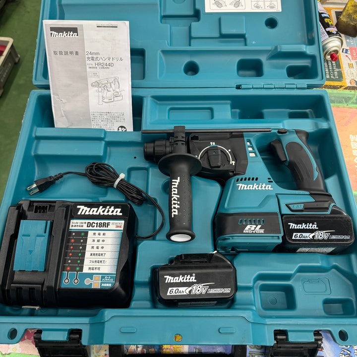 【中古】 マキタ makita 18V コードレスハンマドリル HR244DRGX 【桶川店】