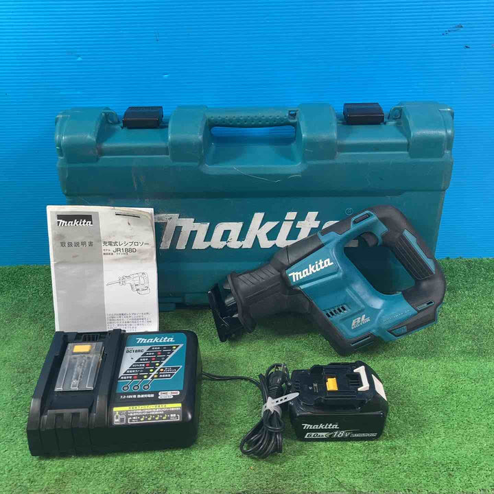 ★マキタ(makita) コードレスレシプロソー JR188DRGX ◎18V6.0Ahバッテリー1個のみ【岩槻店】