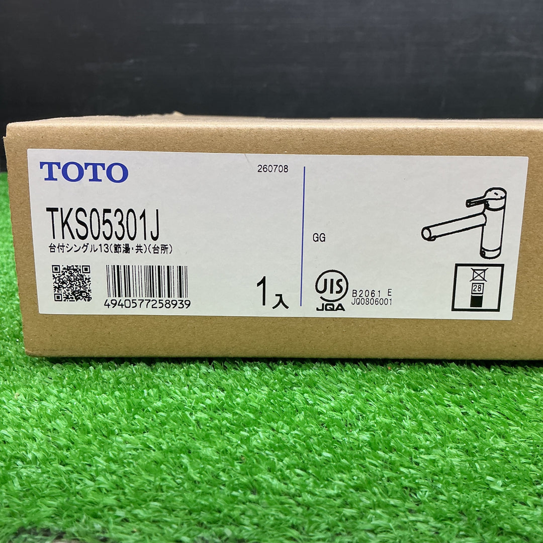 ◇TOTO 混合水栓 TKS05301J【電材館越谷店】