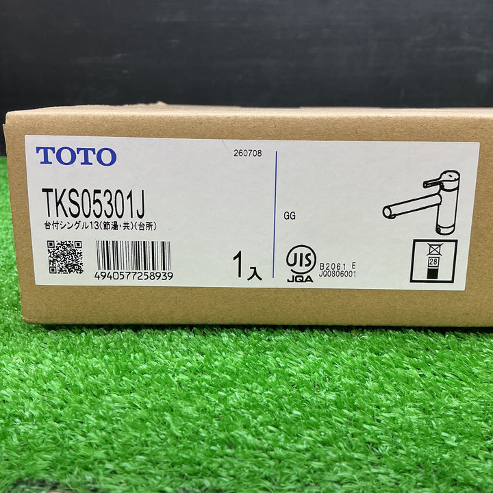 ◇TOTO 混合水栓 TKS05301J【電材館越谷店】