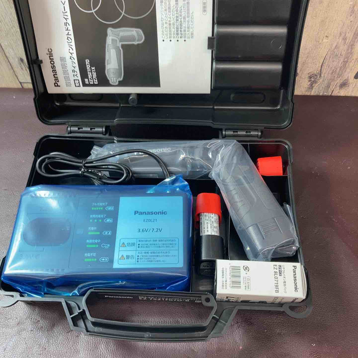 【未使用(店頭展示品)】パナソニック 充電スティックインパクトドライバー 7.2V EZ7521F07D-B ブラック【東大和店】