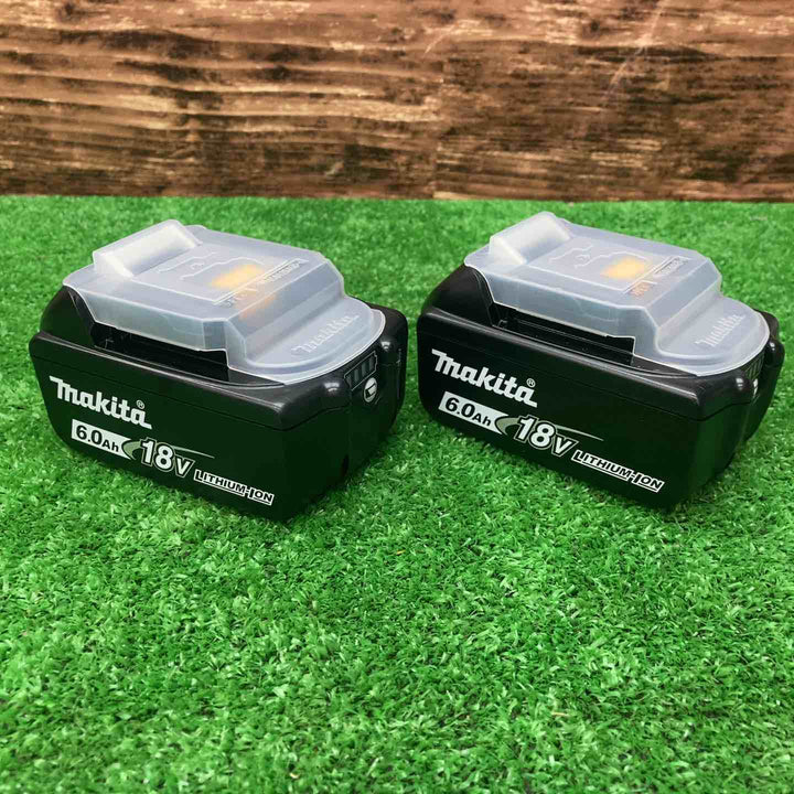 マキタ(makita) リチウムイオンバッテリー 18V/6.0Ah BL1860B 2個セット【川越店】