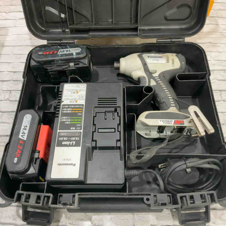 ★パナソニック(Panasonic) コードレスインパクトドライバー EZ7544LS2S-B【川口店】