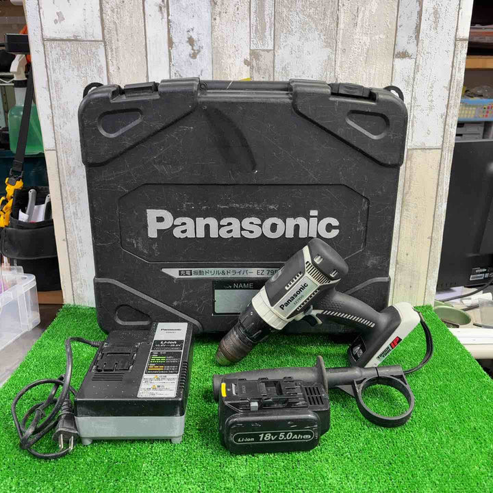 パナソニック(Panasonic) コードレス振動ドリルドライバ EZ7950LJ2S-H【町田店】