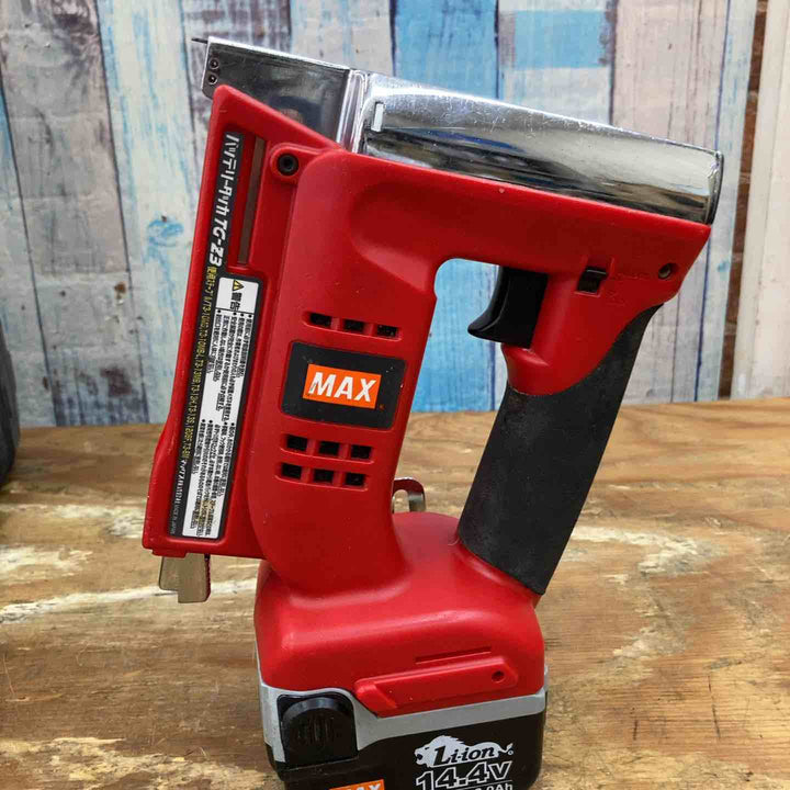 【中古品】◇マックス(MAX) コードレスタッカ TG-Z3-BC バッテリー1個・充電器セット【柏店】