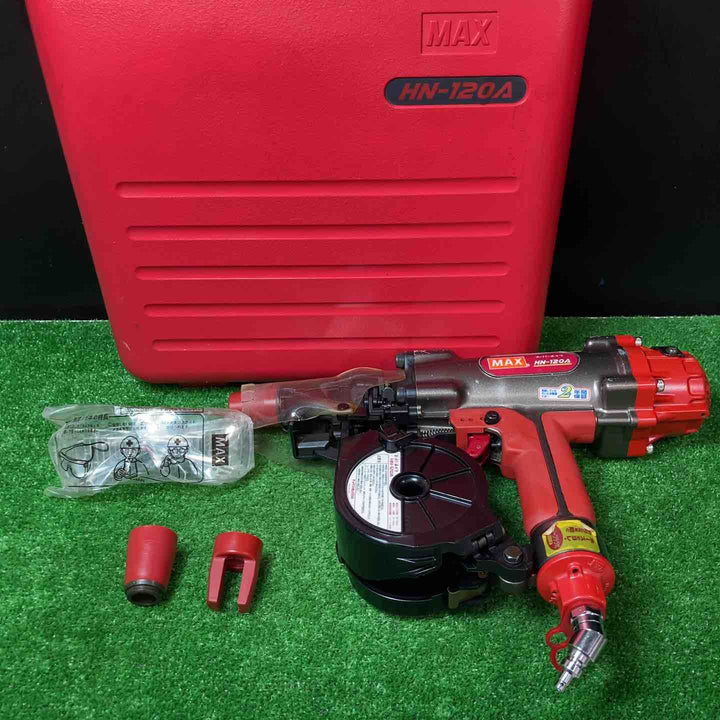【美品】◇マックス(MAX) 高圧コンクリート用エア釘打ち機 HN-120A【岩槻店】
