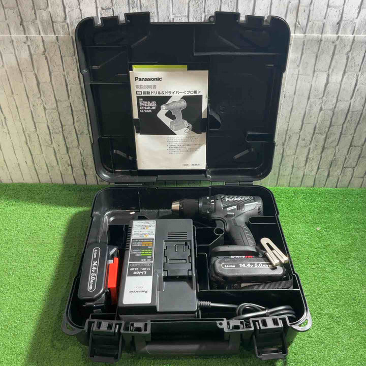 ◇Panasonic コードレス振動ドリルドライバ EZ79A2LJ2F-B 動作確認済【川口店】