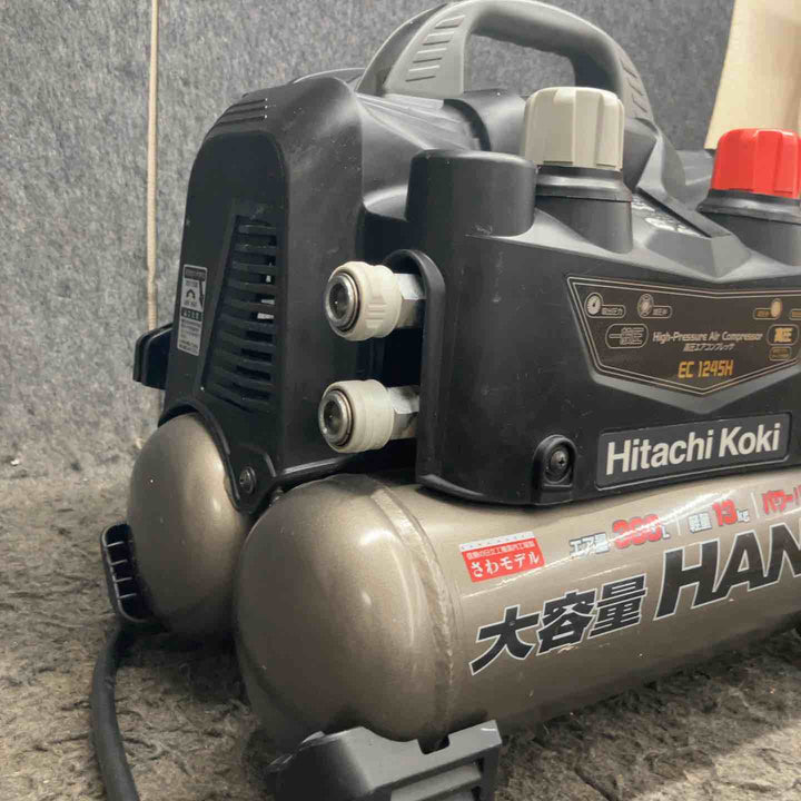 【現状品】★ハイコーキ(HIKOKI ※旧:日立工機) エアコンプレッサー EC1245H【鴻巣店】