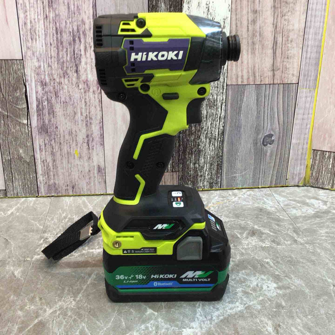 【中古品】★ハイコーキ HIKOKI 36V コードレスインパクトドライバ スパイダーイエロー WH36DD(2XHYSZ)【八潮店】