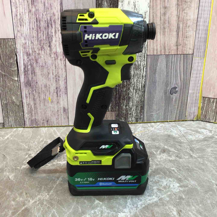 【中古品】★ハイコーキ HIKOKI 36V コードレスインパクトドライバ スパイダーイエロー WH36DD(2XHYSZ)【八潮店】
