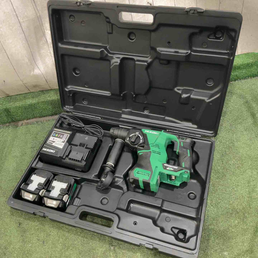 ★ハイコーキ(HIKOKI ※旧:日立工機) コードレスハンマドリル DH36DPA(2XP) 36V 動作確認済【川口店】
