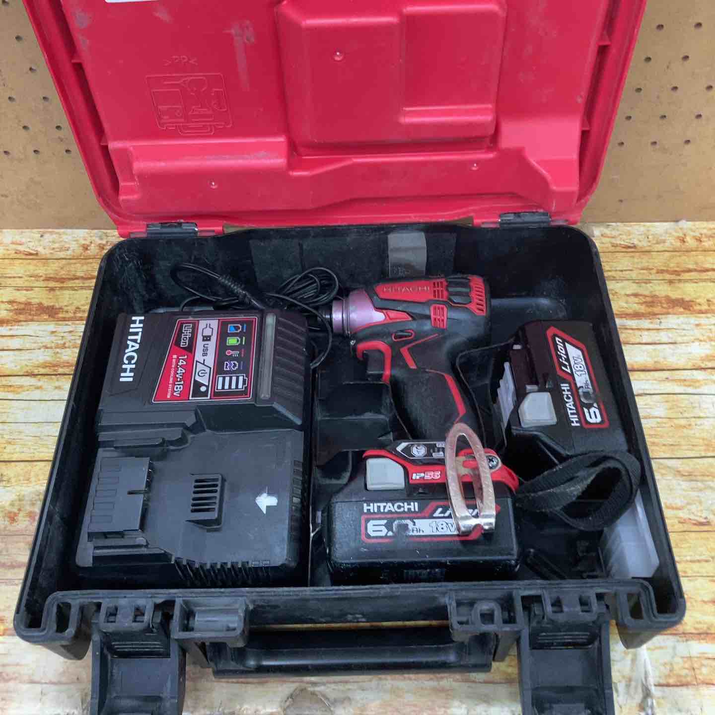 日立 コードレスインパクトドライバ WH18DDL(2LYPK)【川崎店】 HITACHI コードレスインパクトドライバ WH18DDL2(2LYPK)(SR)【川崎店