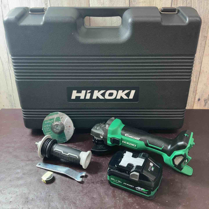 【中古美品】ハイコーキ(HIKOKI ※旧:日立工機) 100mmコードレスディスクグラインダ G3610DA(NN) バッテリー付属 マルチボルト【東大和店】