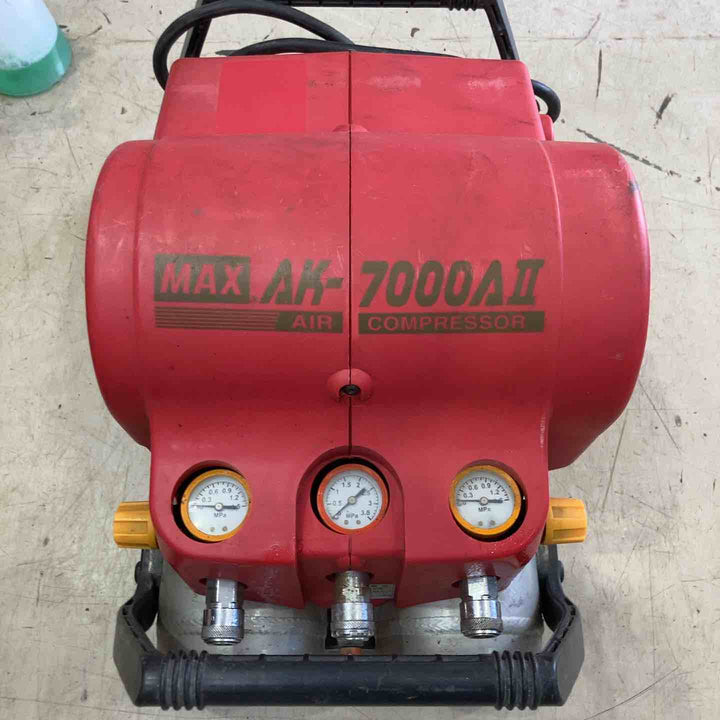 ★マックス(MAX) 常圧・高圧エアコンプレッサー AK-7000A2[5] 50Hz【町田店】