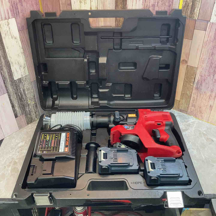 【中古品】◇マックス MAX  コードレスハンマドリル PJ-R265-B2C バッテリー2個付【八潮店】