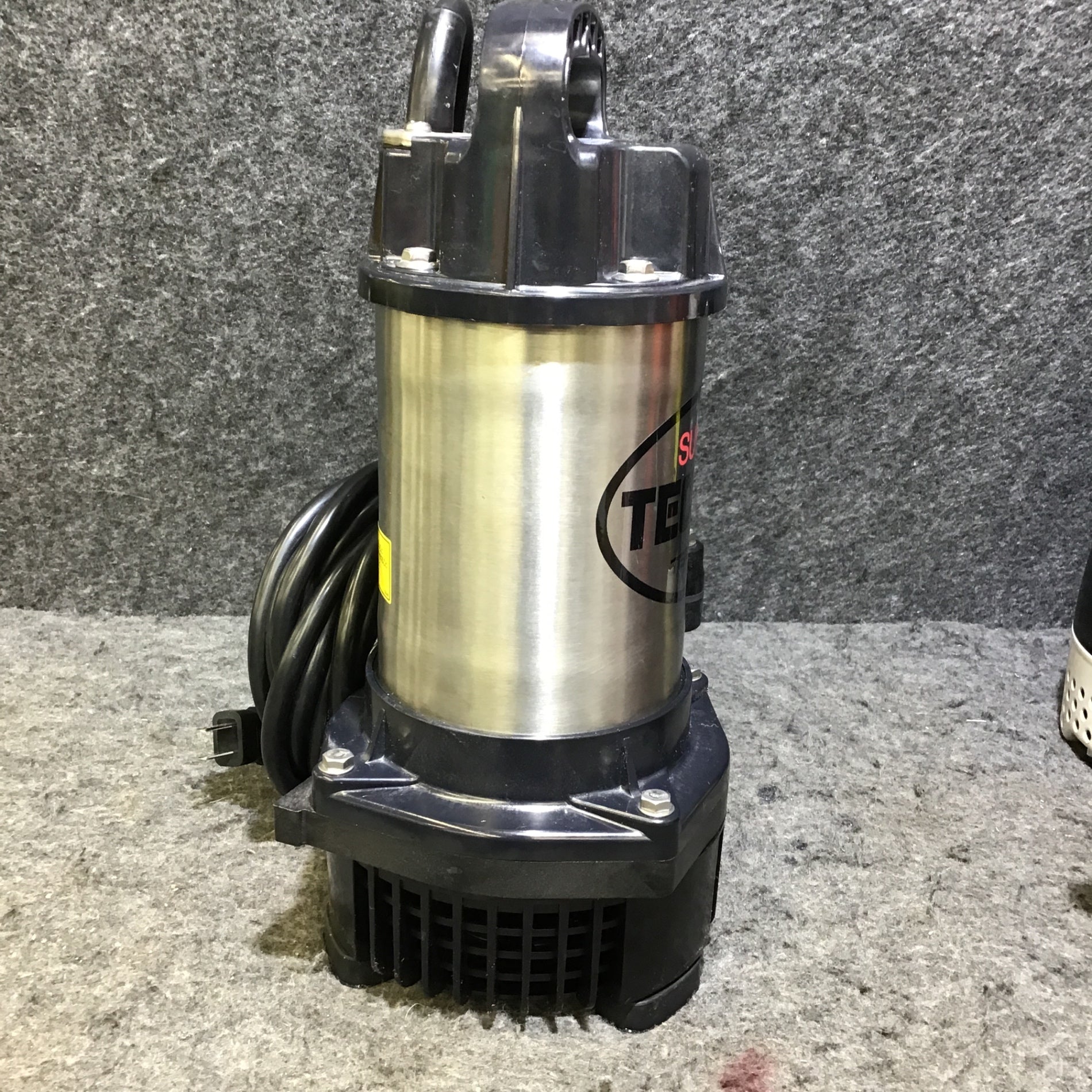 TERADA 汚水用水中ポンプ 非自動 60Hz PG250 2インチ40日稼働 PG-250 汚水用水中ポンプ(軽量樹脂水中ポンプ) 水中スーパーテクポン