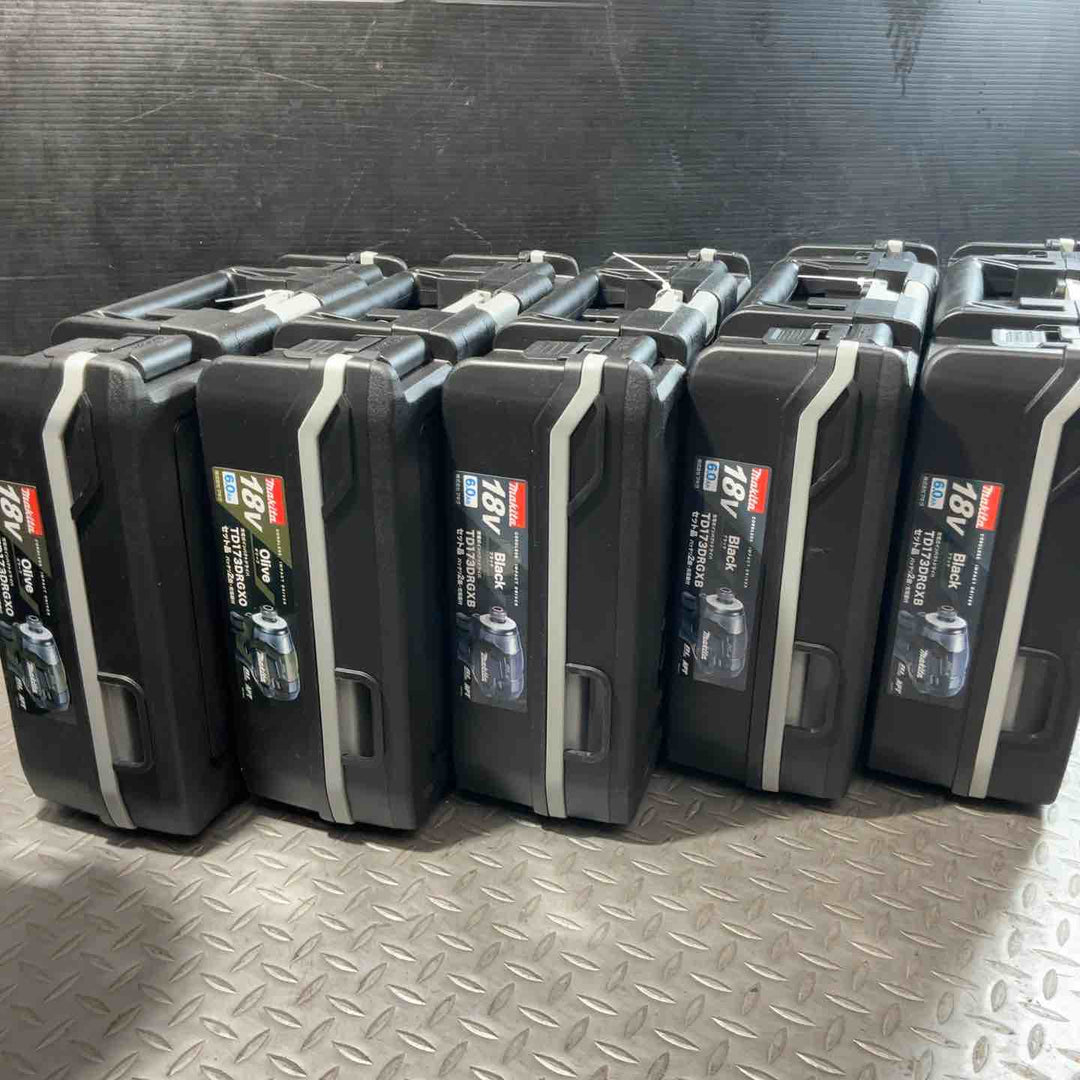 マキタ(makita) コードレスインパクトドライバー TD173DRGXB(3台)・TD173DRGXO(2台)　計5台セット【草加店】