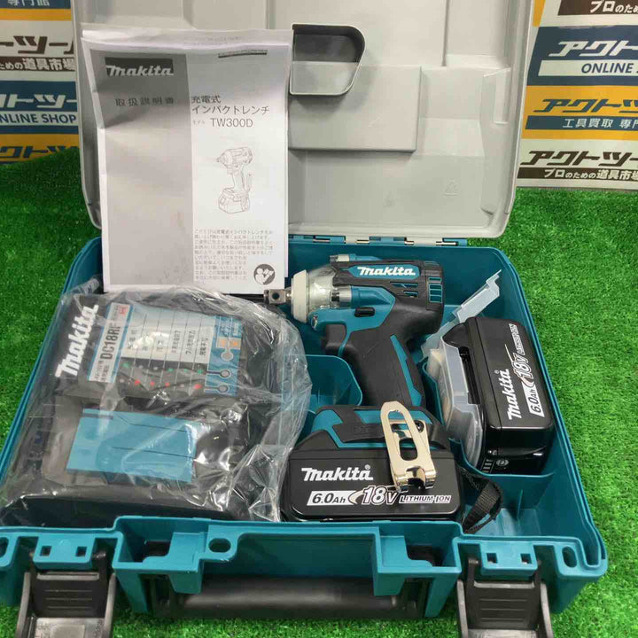 マキタ makita コードレス インパクトレンチ TW300DRGX 3台 バッテリー&充電器付 フルセット 純正 充電式 18V【草加店】