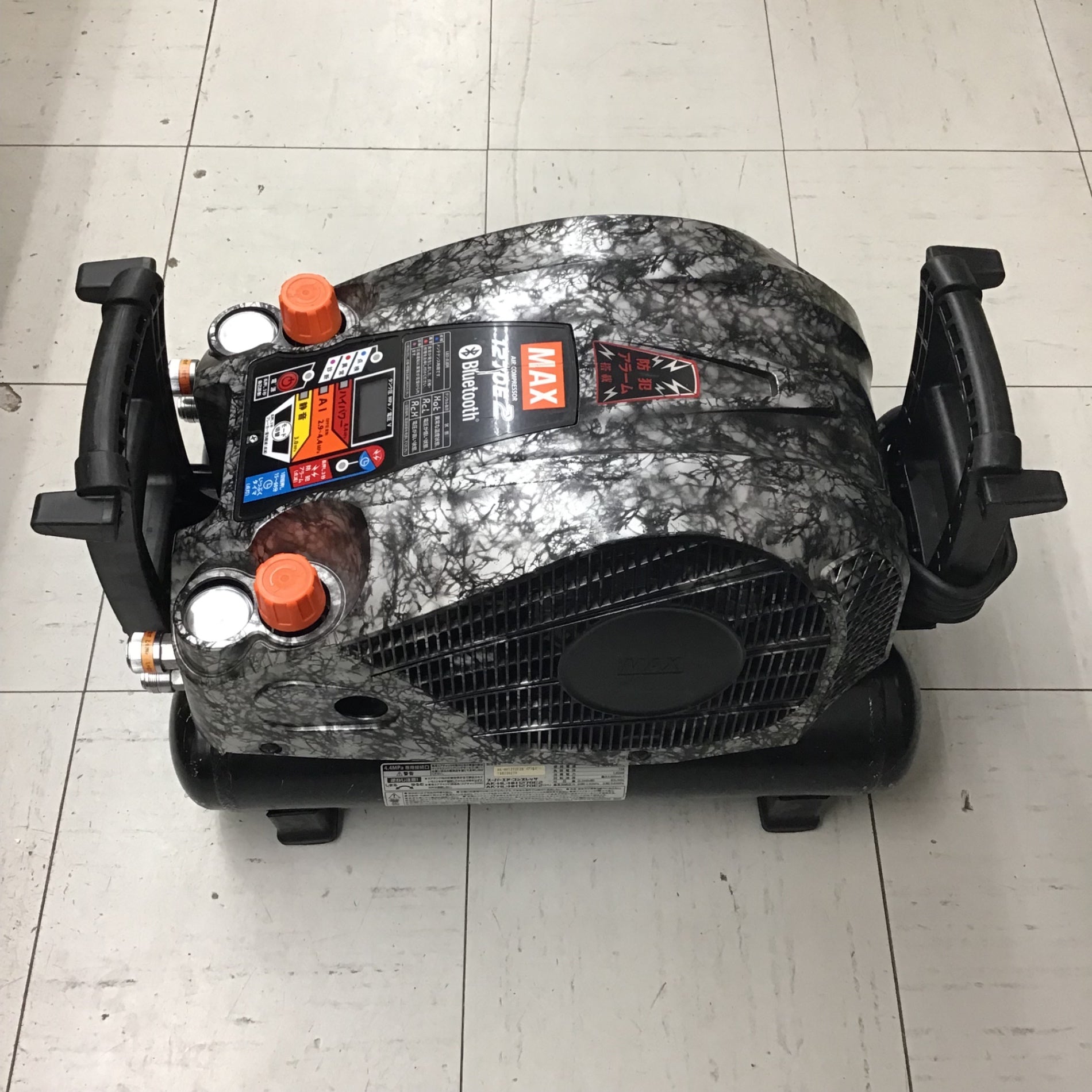 MAX AK-HL1270E2 コンプレッサー 中古品 【ハンズクラフト宜野湾店】 中古品】マックス(MAX) エアコンプレッサー AK-HL1270E2_レッド 高圧