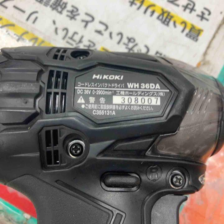 ★ハイコーキ(HIKOKI ※旧:日立工機) コードレスインパクトドライバー WH36DA(NNB)【戸田店】