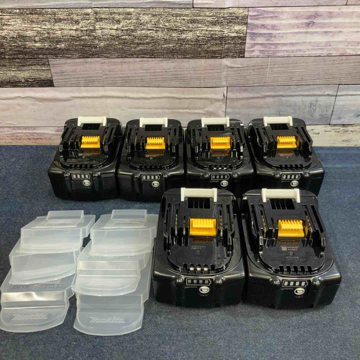 【未使用品】6個セット まとめ売り マキタ リチウムイオンバッテリー 18V 6.0Ah BL1860B【八潮店】