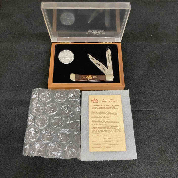 【中古美品】マックツール(MACTOOLS) 57周年 アニバーサリーナイフ メダル付き 1995年【東大和店】