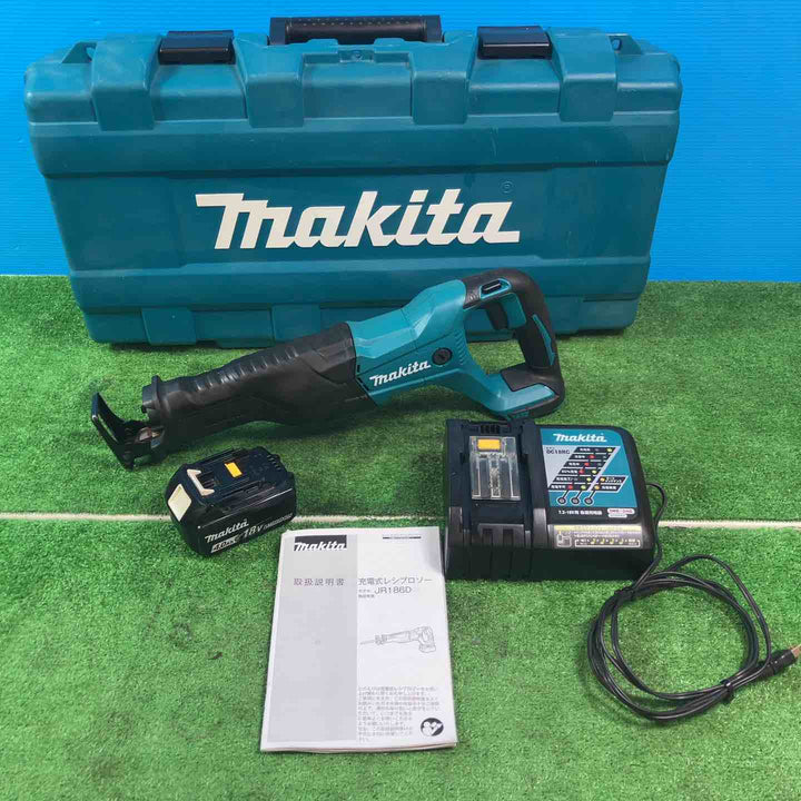 ★マキタ(makita) コードレスレシプロソー JR186DRG ※18V4.0Ahバッテリー1個付き【岩槻店】