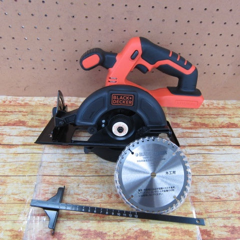 ブラックアンドデッカー(BLACK+DECKER) 18V コードレス丸ノコ【本体のみ電池別売】 BDCCS18B【川崎店】