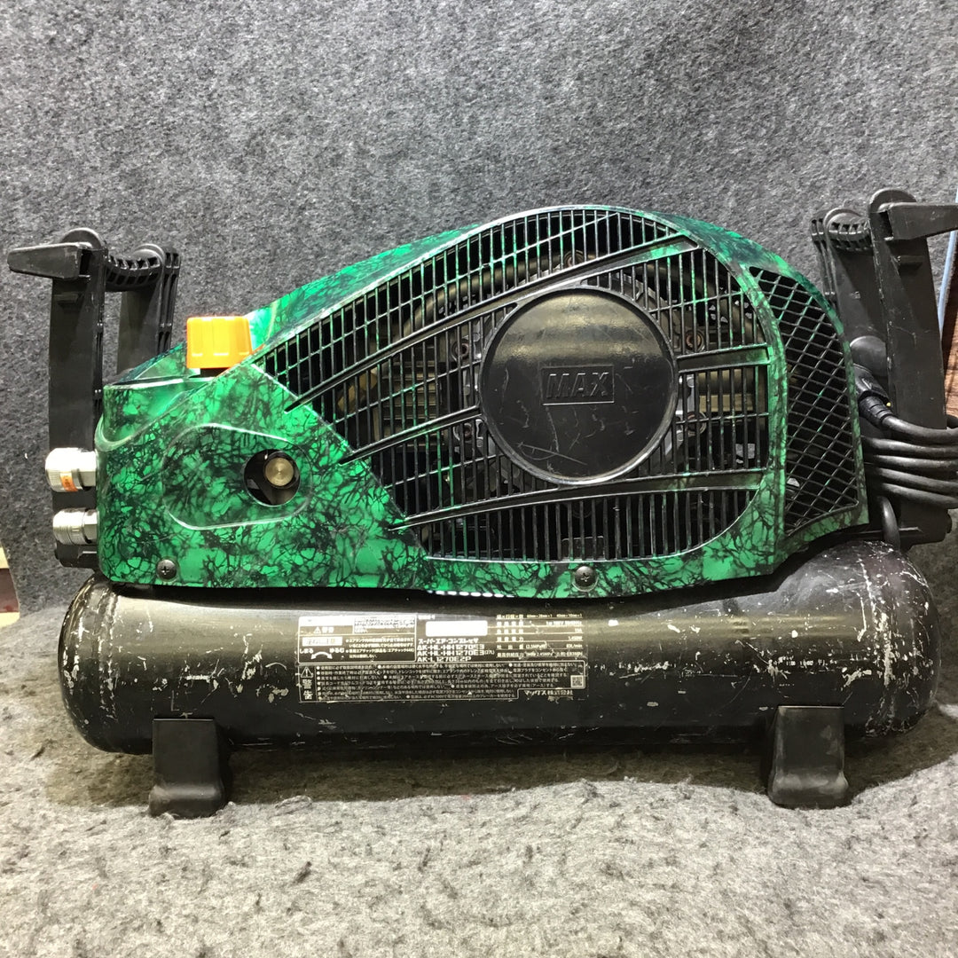 【限定値下！中古・限定色！】マックス(MAX) エアコンプレッサー AK-HH1270E3_ガイアフォレスト 充填時間：4分40秒【桶川店】