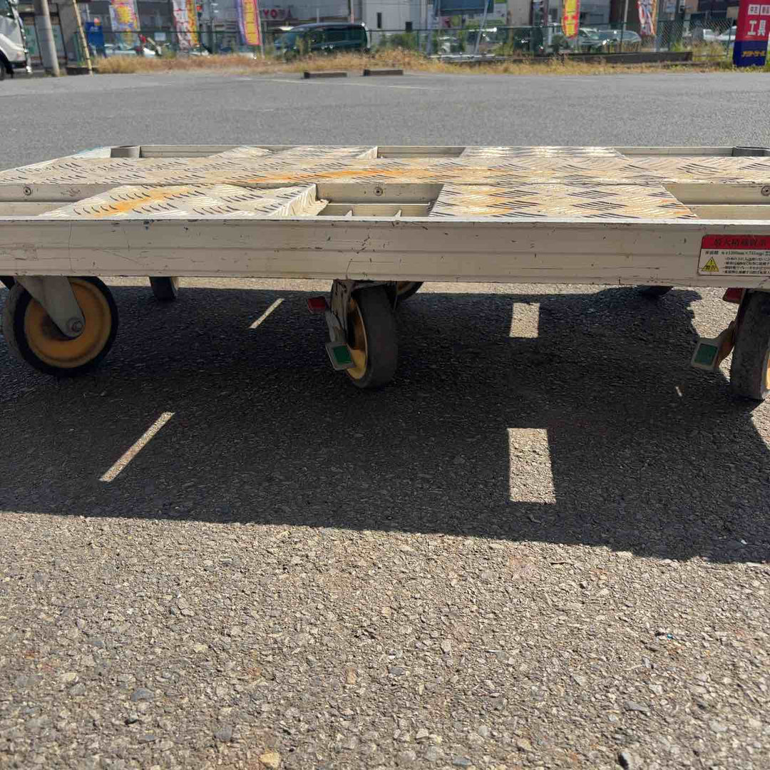 【店頭受取り限定】◇アルミ製 6輪台車 最大積載質量1t 大型台車【八潮店】