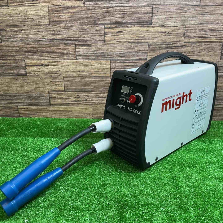 【新品ケーブル付き】マイト工業(might) 単相200Vインバーター直流アーク溶接機 MA-200DF【桶川店】