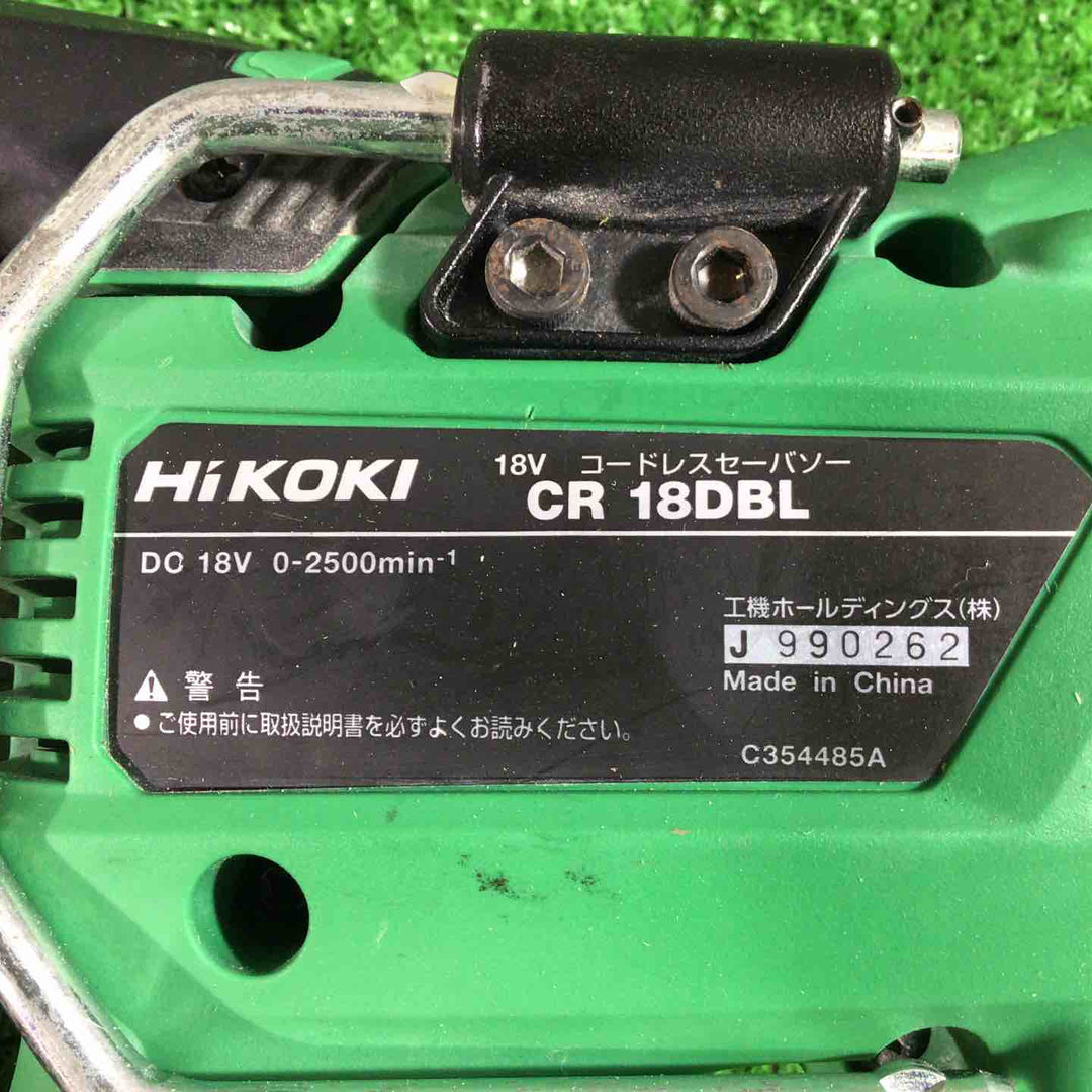 ★ハイコーキ(HIKOKI) コードレスセーバソー CR18DBL(NN)(本体のみ)【川口店】